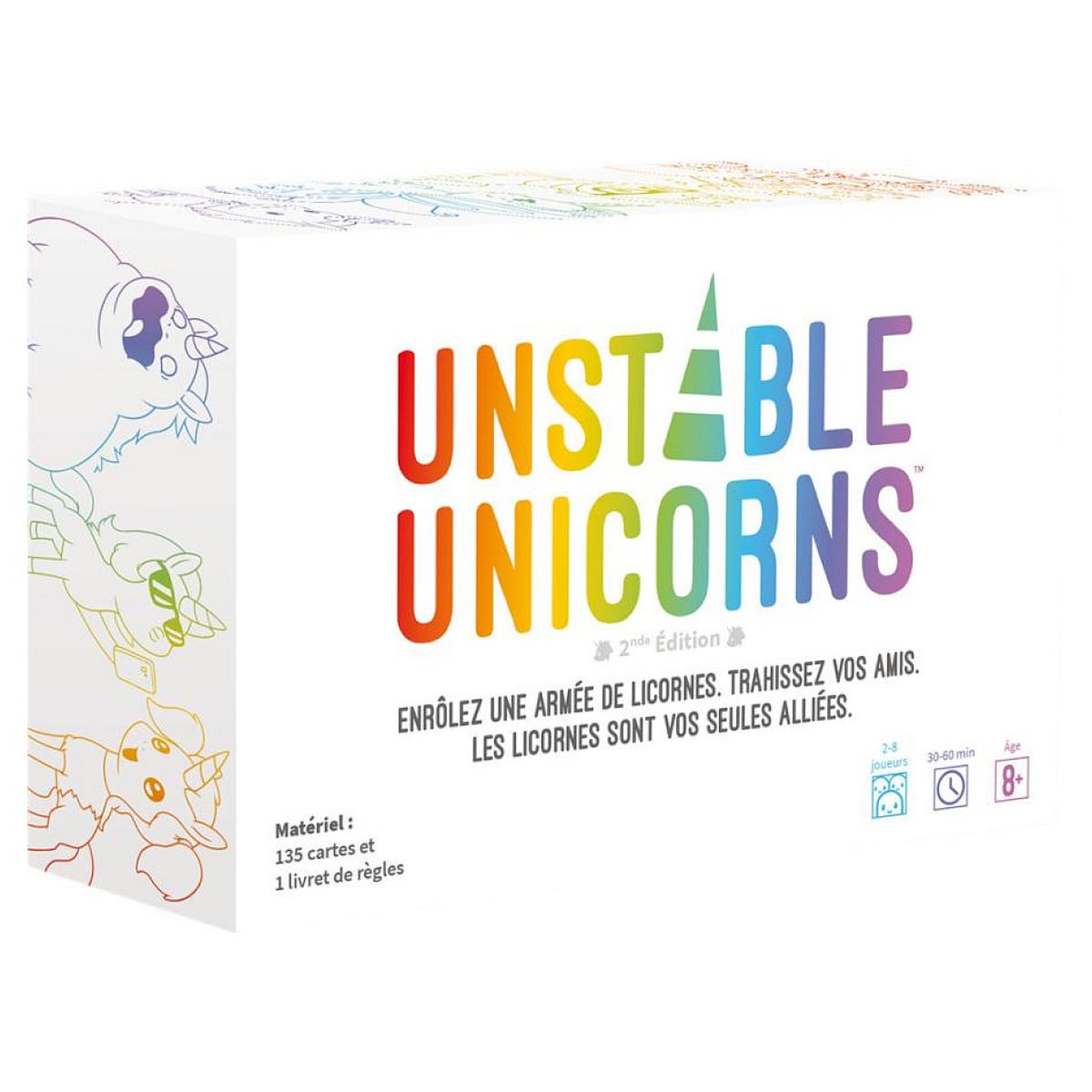 Asmodee Unstable unicorns - enroler une armee de licorne
