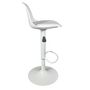 Voir la diapositive 3 : Paris Prix Lot de 2 Tabourets de Bar  Isak  104cm Blanc