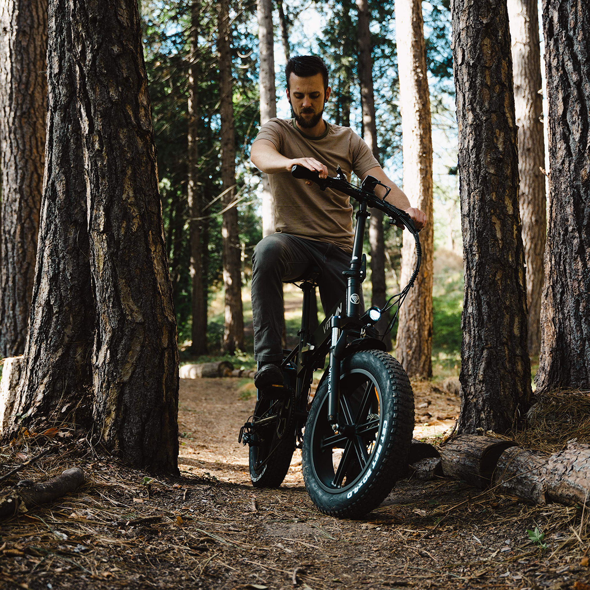 Voir la diapositive 3 : VITILAN Vélo électrique tout-terrain pliable Vitilan V3 2.0