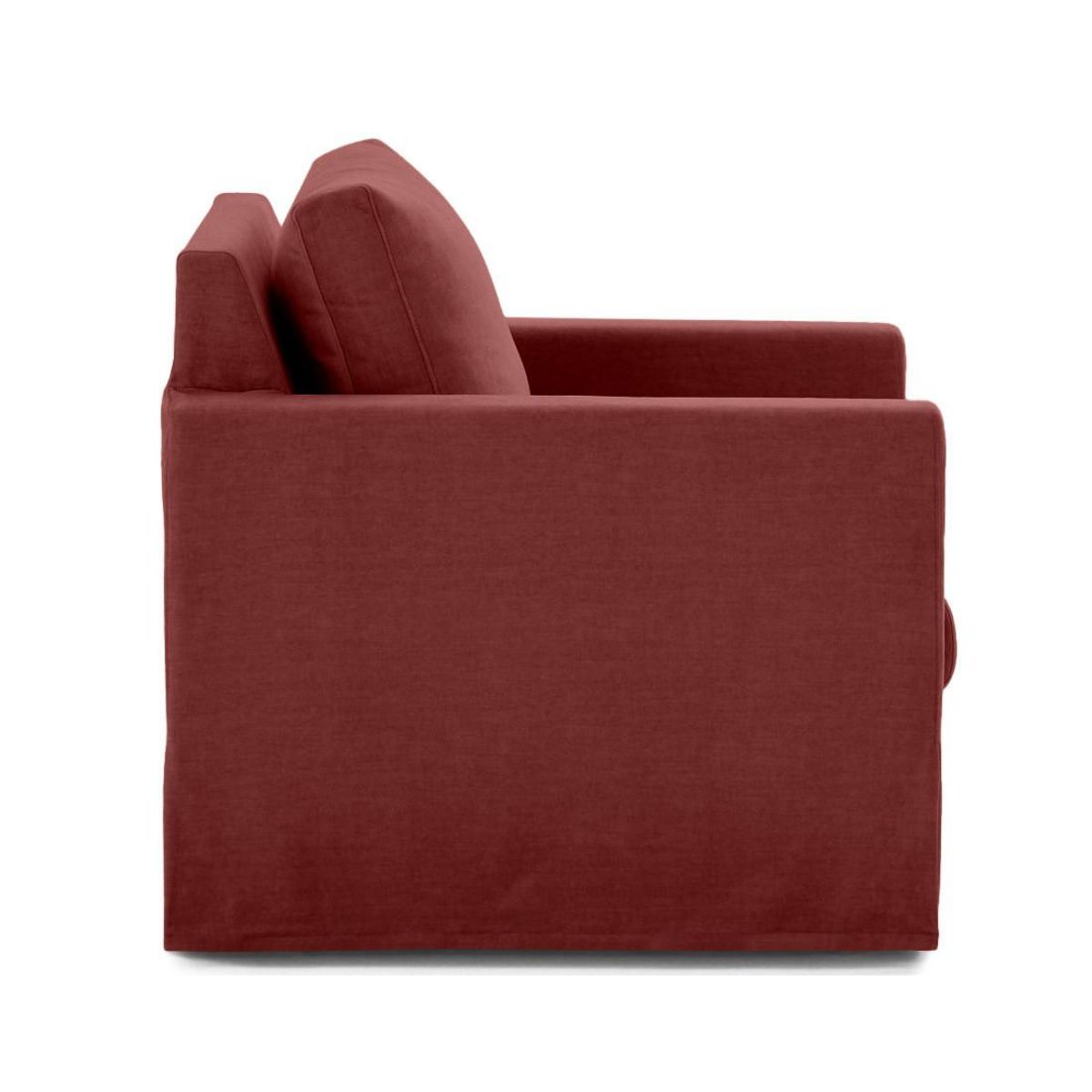 LISA DESIGN Serena - fauteuil déhoussable en velours