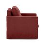Voir la diapositive 4 : LISA DESIGN Serena - fauteuil déhoussable en velours