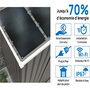 Voir la diapositive 3 : Habitat et Jardin Abri jardin métal  Dallas - 2.71 m² avec panneau solaire
