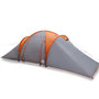 Voir la diapositive 2 : VIDAXL Tente familiale a dome 6 personnes gris et orange impermeable