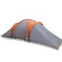 Voir la diapositive 2 : VIDAXL Tente familiale a dome 6 personnes gris et orange impermeable