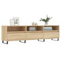 Voir la diapositive 3 : VIDAXL Meuble TV chene sonoma 150x30x44,5 cm bois d'ingenierie