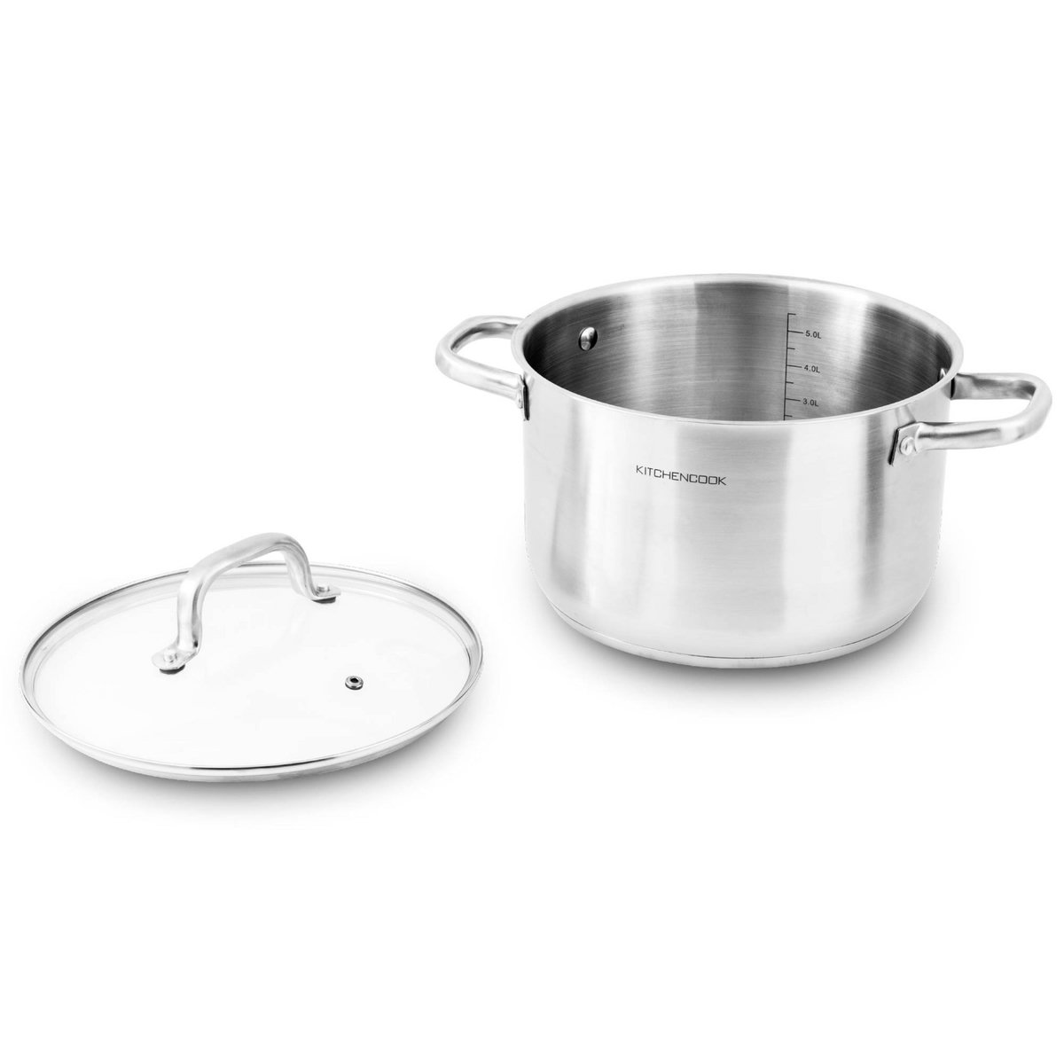 KITCHEN COOK Marmite acier inoxydable 24 cm induction PROFESSIONNEL