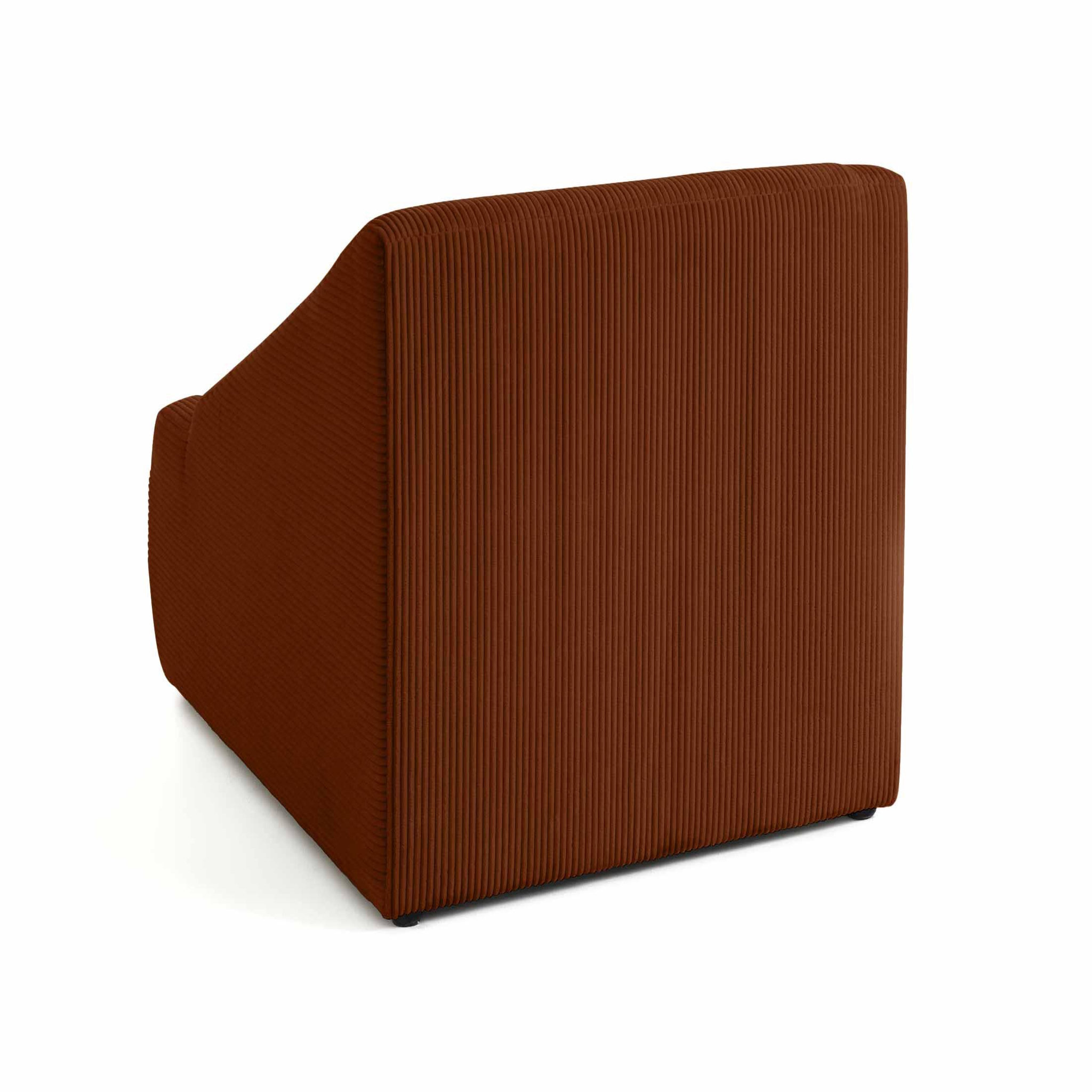 Voir la diapositive 6 : LISA DESIGN Onyx - fauteuil - en velours côtelé