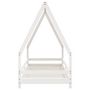 Voir la diapositive 4 : VIDAXL Cadre de lit pour enfants blanc 90x200 cm bois de pin massif