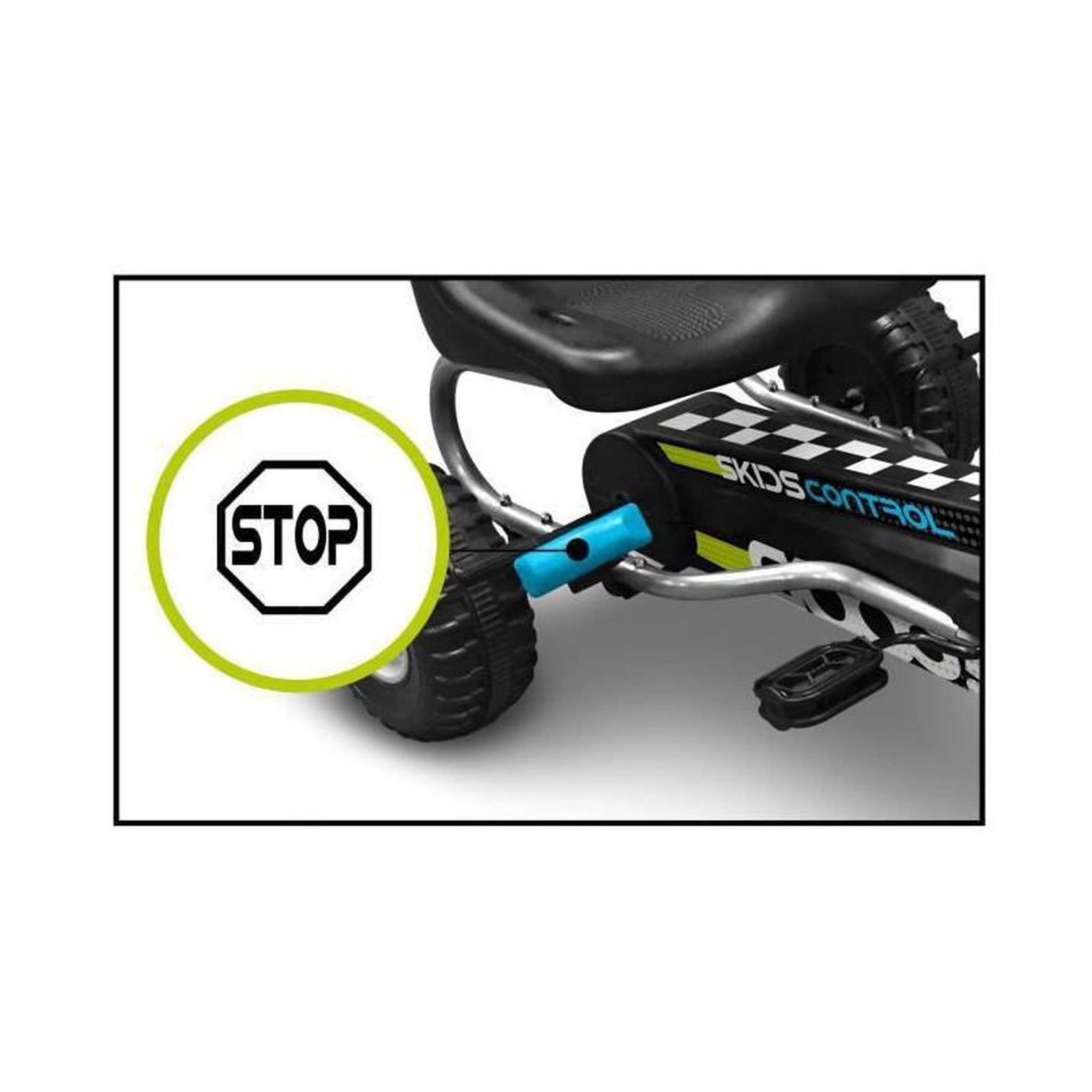 Voir la diapositive 4 : STAMP Go Kart a pedales SKIDS CONTROL