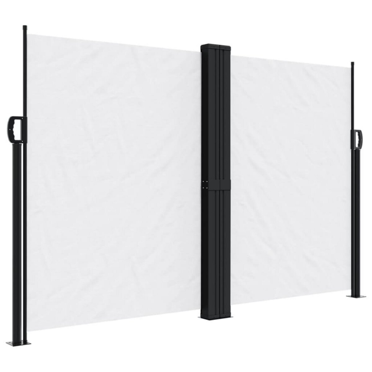 VIDAXL Auvent lateral retractable blanc 160x600 cm