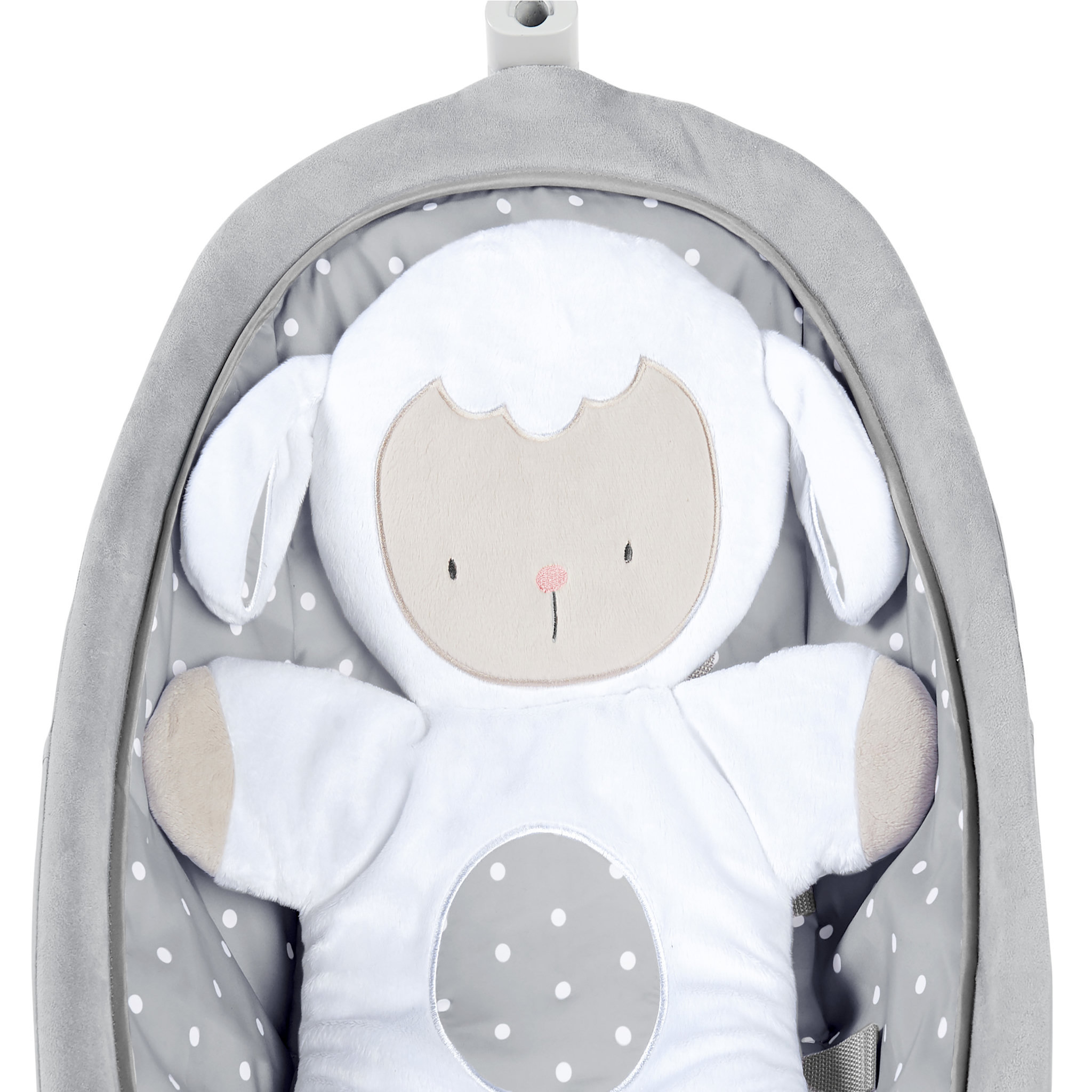 Voir la diapositive 4 : Ingenuity Transat bébé vibrant et musical Agneau câlin