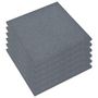 Voir la diapositive 3 : VIDAXL Carreaux de protection antichoc 6pcs Caoutchouc 50x50x3 cm Gris