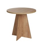 Habitat et Jardin Table à manger en bois  Virella  - 120 x 120 x 75 cm - Chêne Saphir