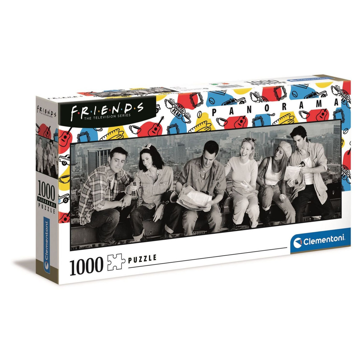 CLEMENTONI Puzzle 1000 pièces panoramique Friends 