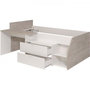 Voir la diapositive 6 : PARISOT Lit combiné enfant contemporain PARISOT KIM - gris loft et blanc - l 90 x L 190 ou 200 cm
