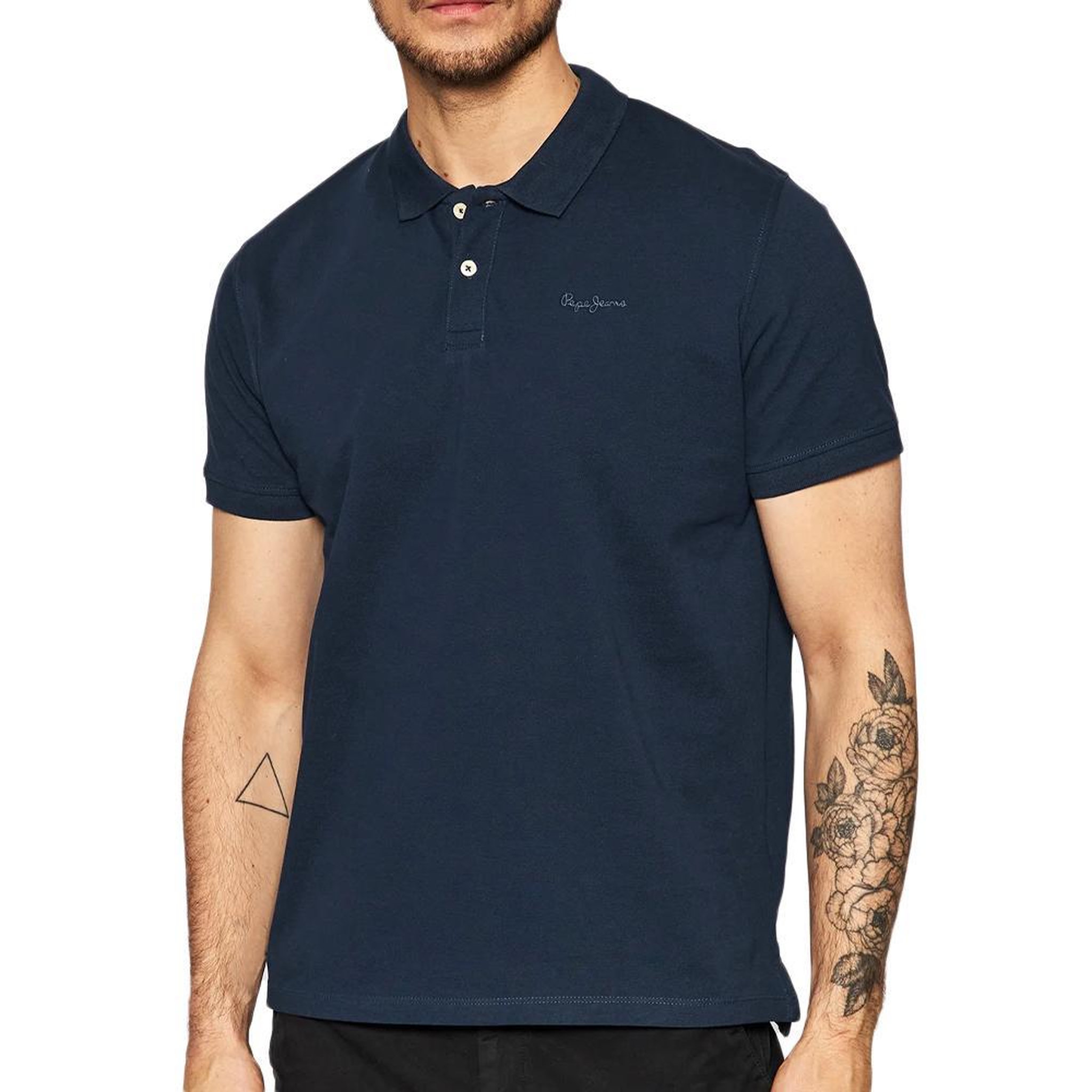 Pepe Jeans Polo Marine Homme Pepe Jeans Vincent. Coloris disponibles : Bleu