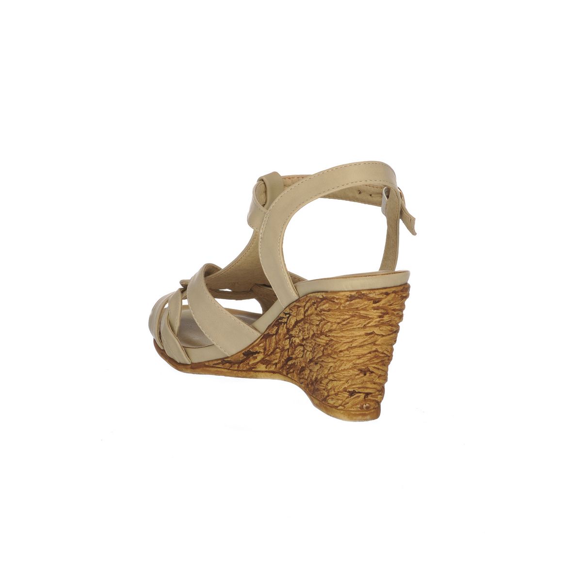 Sandales compensées beiges POTI PATI