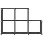 Voir la diapositive 2 : VIDAXL Etagere d'affichage 5 cubes Gris 103x30x72,5 cm Tissu