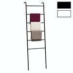IDIMEX Echelle MORBIO porte-serviettes avec 6 barreaux, en métal. Coloris disponibles : Blanc, Noir