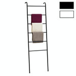 IDIMEX Echelle MORBIO porte-serviettes avec 6 barreaux, en métal. Coloris disponibles : Blanc
