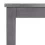 Voir la diapositive 5 : VIDAXL Table de jardin Delavage gris 140x80x74 cm Bois d'acacia massif