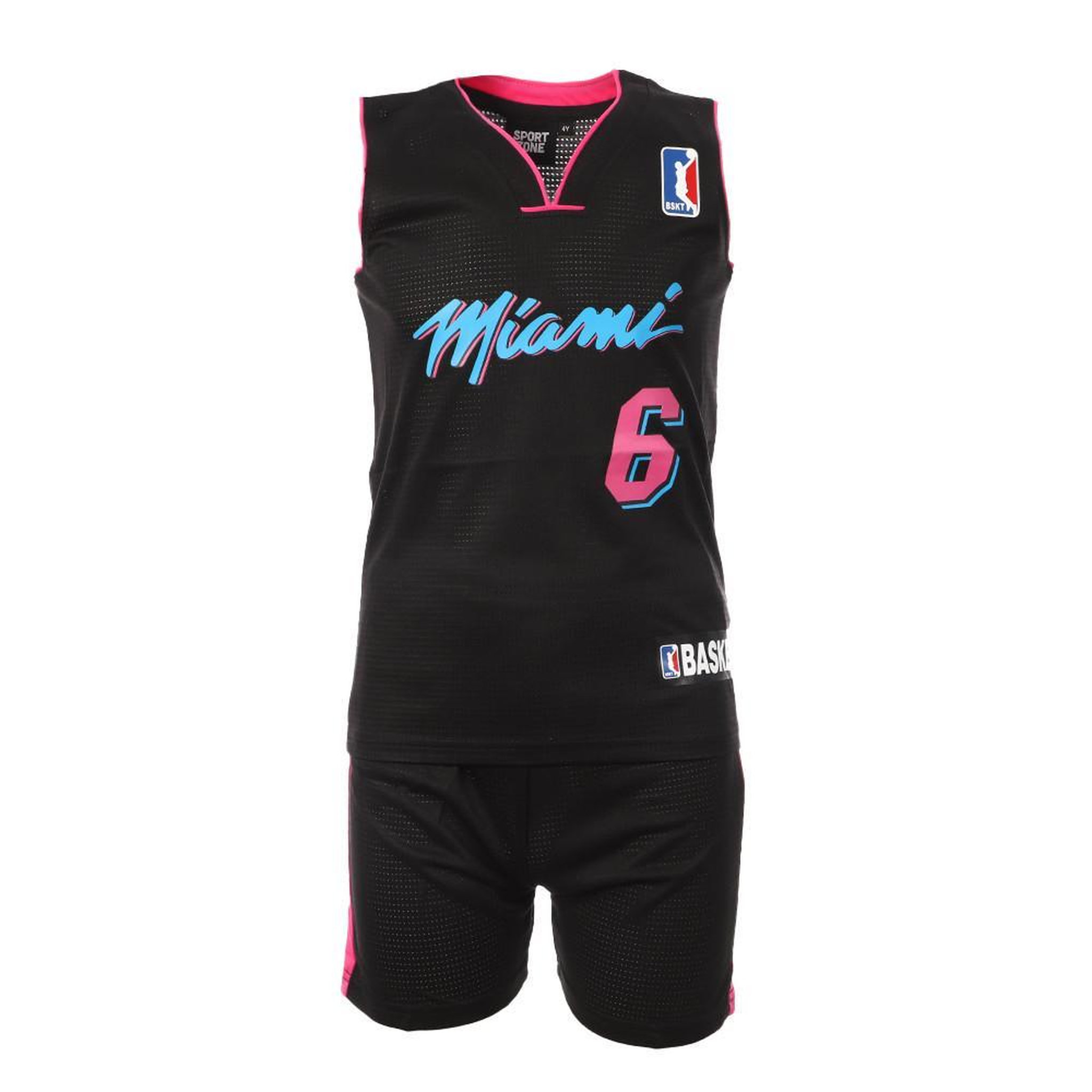 Voir la diapositive 1 : SPORTZONE Miami Heat Ensemble de basket  Enfant Sport Zone