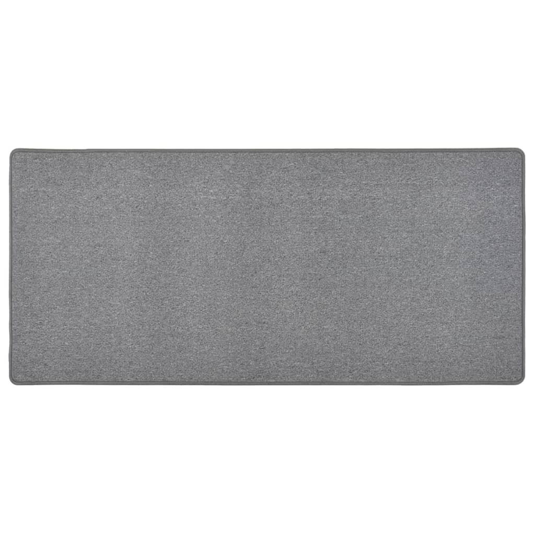 VIDAXL Tapis de couloir Gris fonce 50x100 cm