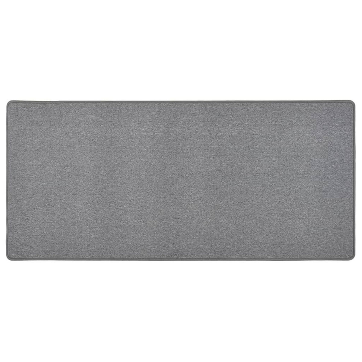 VIDAXL Tapis de couloir Gris fonce 50x100 cm