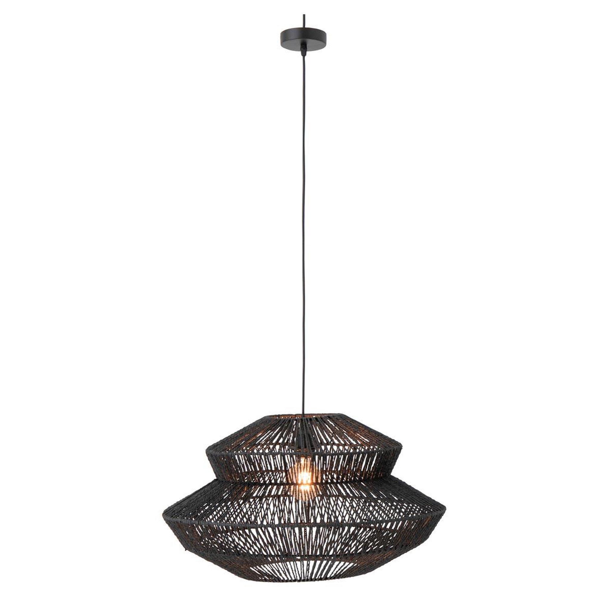 Voir la diapositive 2 : J-LINE Suspension Design  Corde  60cm Noir