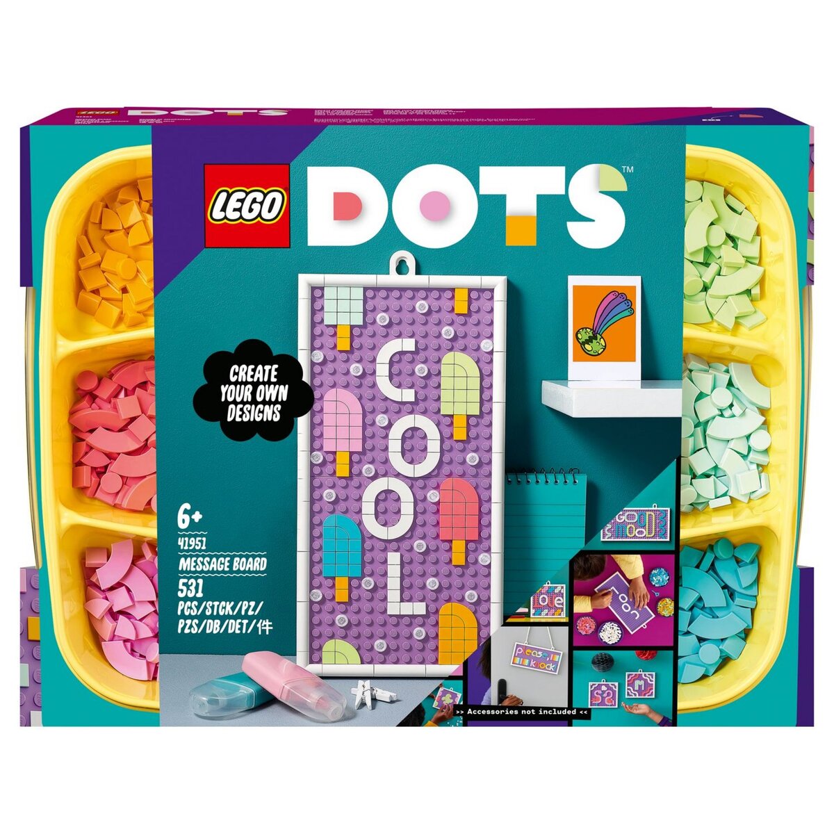 Lego Dots le Méga-lot De Décorations Adhésives - 41957