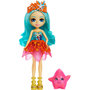 Voir la diapositive 1 : MATTEL Mini-poupée Enchantimals - Starla étoile de mer et Beamy