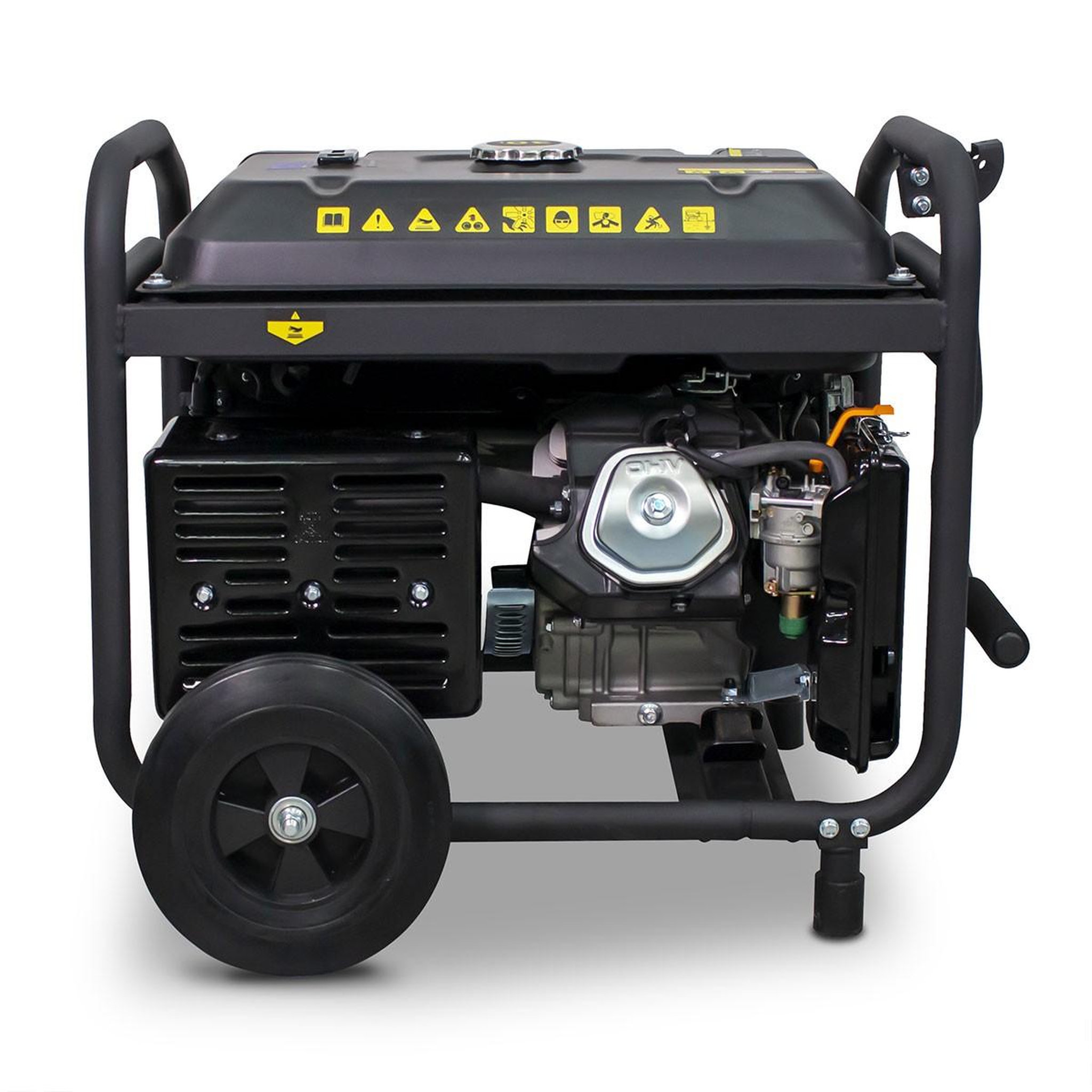 Voir la diapositive 3 : GOODYEAR Groupe électrogène 8000W Moteur Essence 4T OHV AVR 456 cm³ 18 CV Démarrage électrique Autonomie 9h GOODYEAR