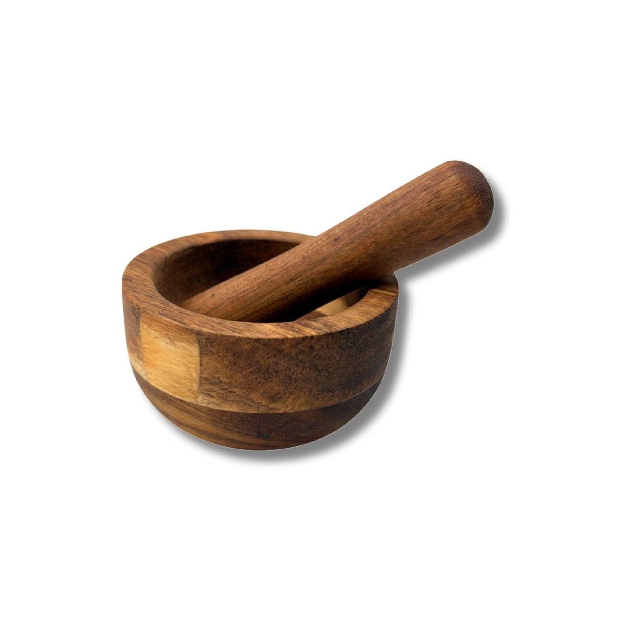 Fackelmann Mortier avec pilon 9 cm en bois d'acacia fackelmann