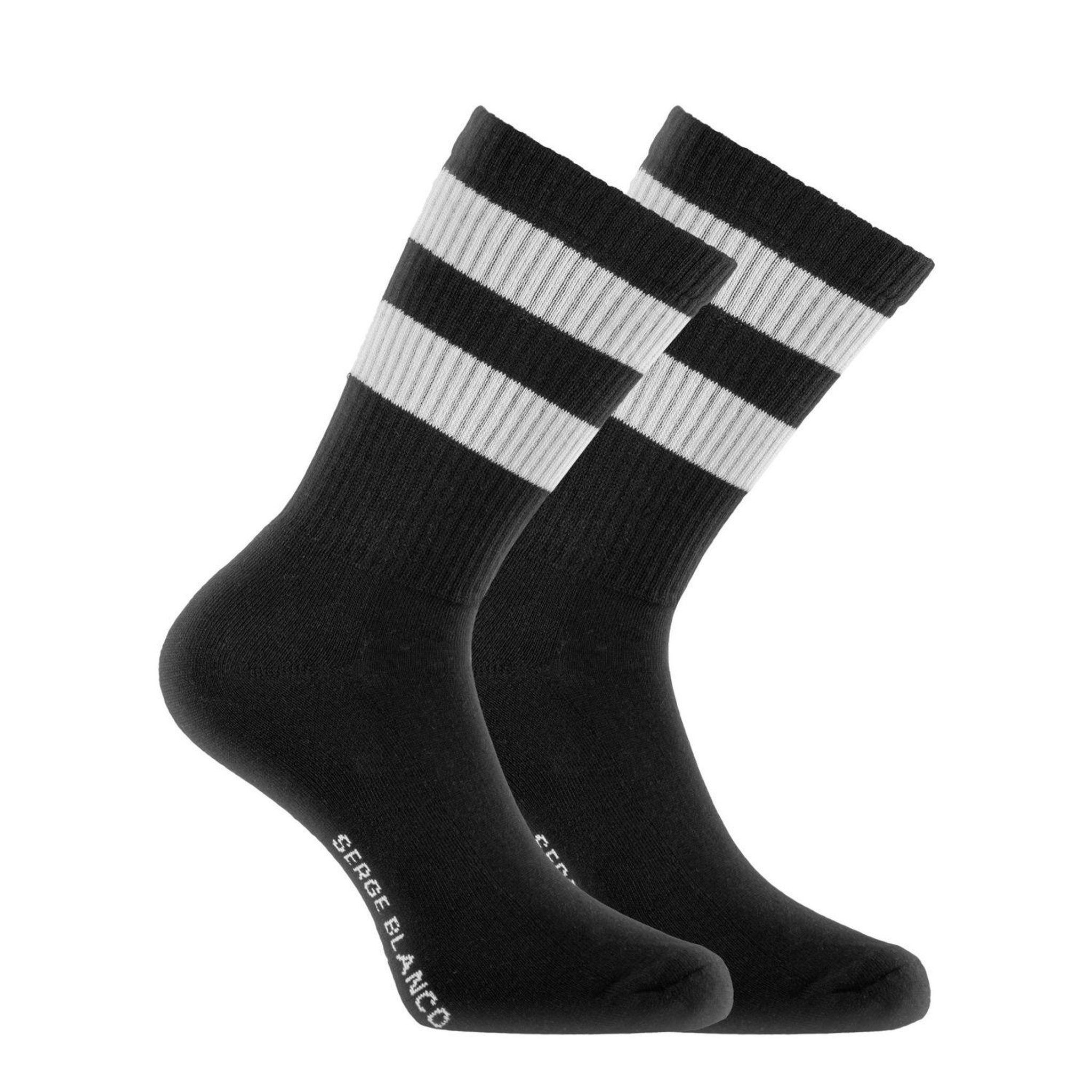 Voir la diapositive 2 : SERGE BLANCO Lot de 6 paires de tennis Serge Blanco