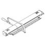 Voir la diapositive 2 : WhiteLINE Store moustiquaire en alu 125X175 recoupable Blanc