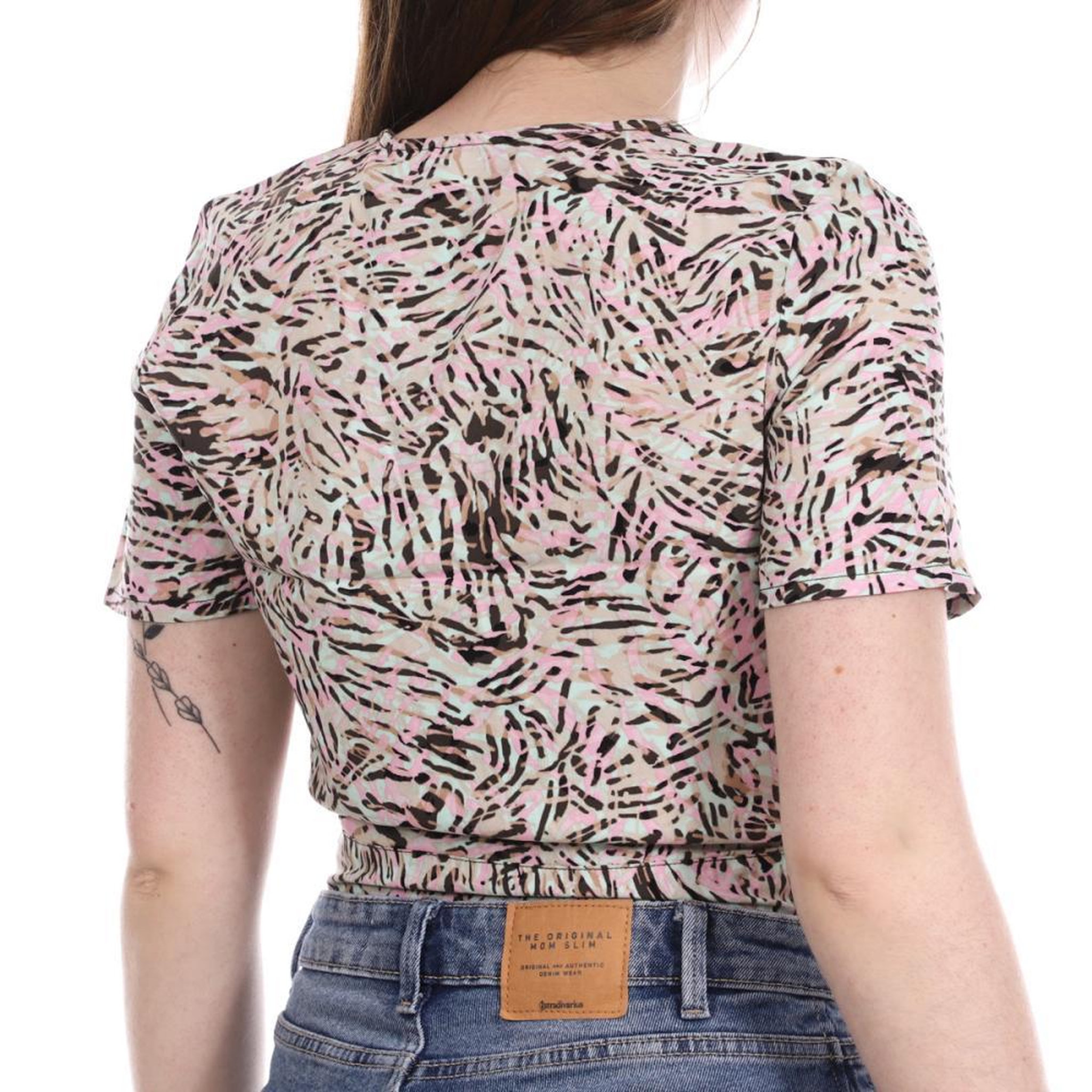 Voir la diapositive 2 : Vero Moda Blouse /Turquoise/Beige Femme Vero Moda Easy