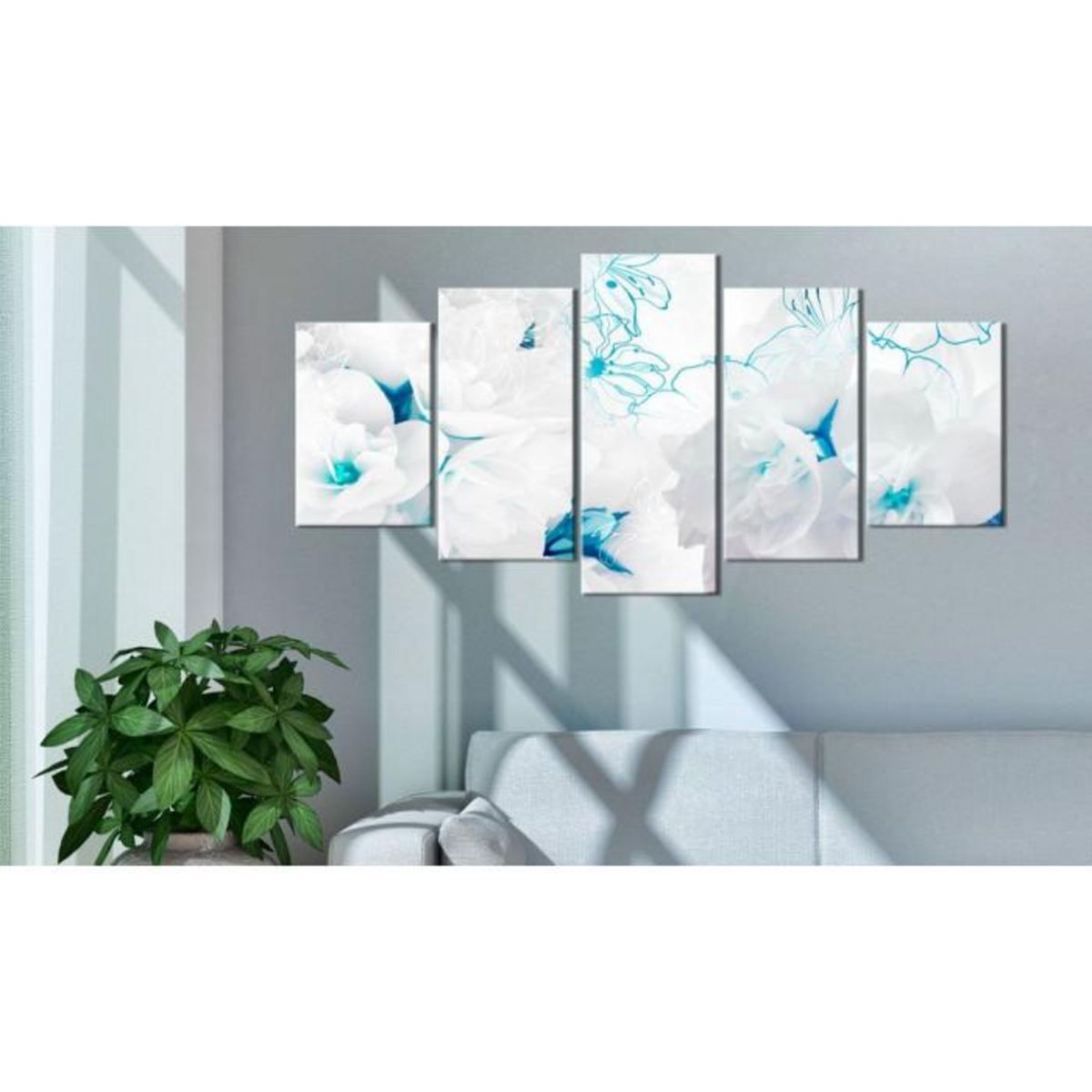 Paris Prix Tableau Imprimé  Turquoise Threads