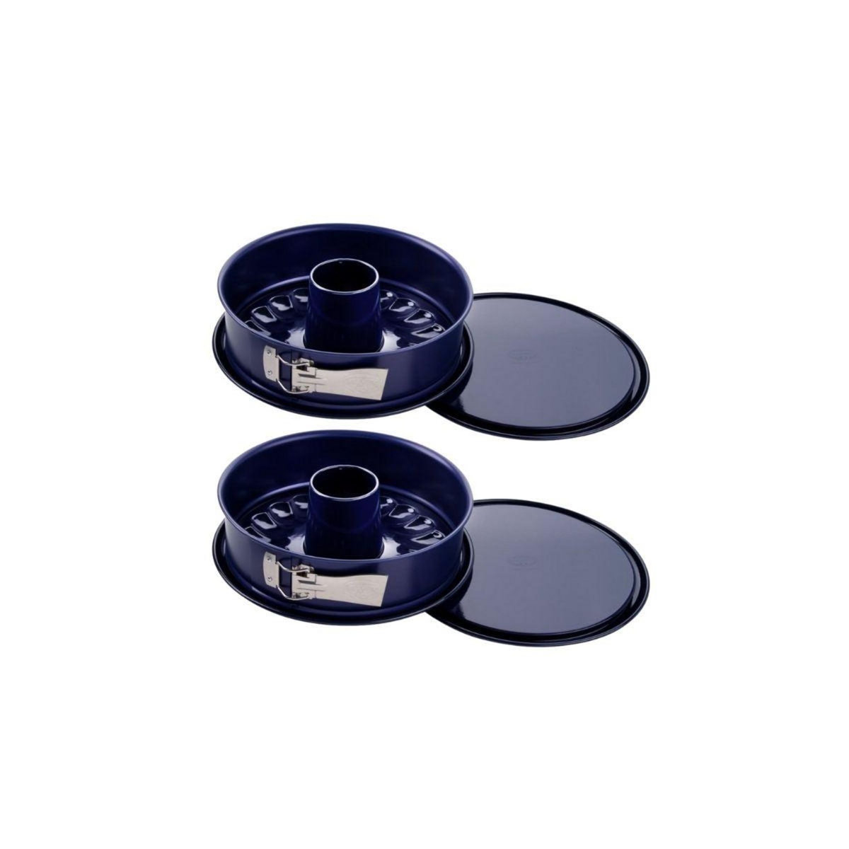 DR.OETKER Lot de 2 moules à manqué à charnière avec fond à savarin 26 cm Dr Oetker Back Liebe