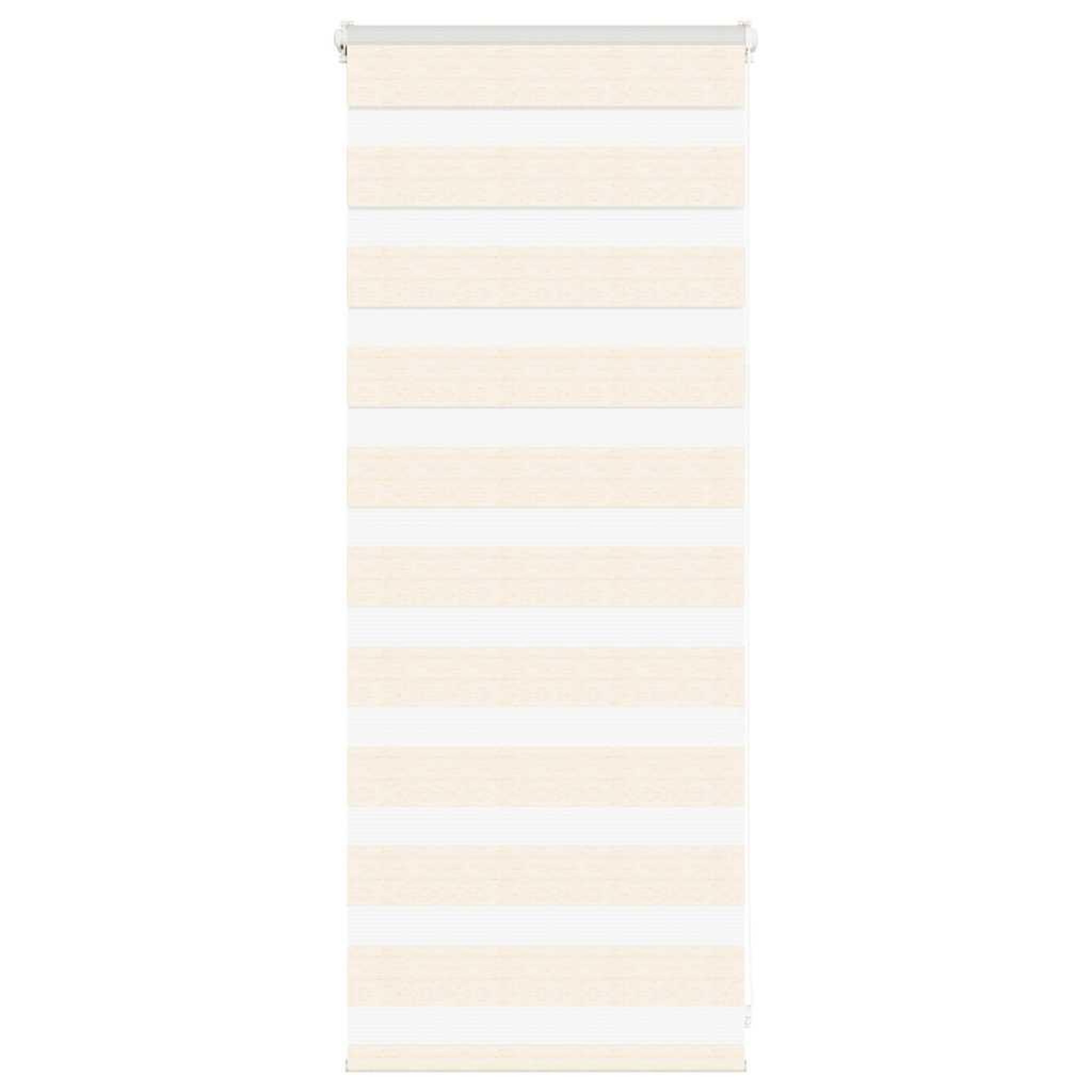 VIDAXL Store zebre beige marbre largeur du tissu 50,9 cm polyester