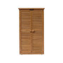 Voir la diapositive 2 : Habitat et Jardin Armoire de jardin  Space  - 87 x 46.5 x 160 cm - Marron