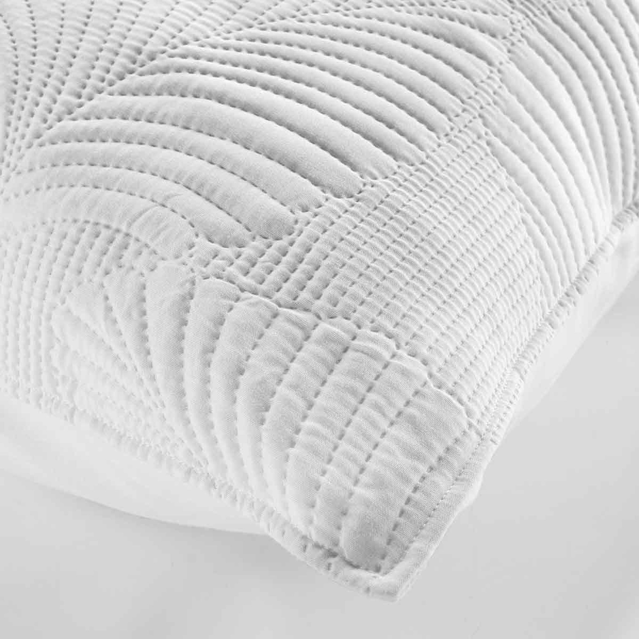 Voir la diapositive 3 : Douceur d'Intérieur Housse de coussin  palombine  60x60cm blanc