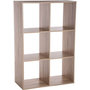 Voir la diapositive 1 : Etagère de rangement 6 cases Mix n' modul