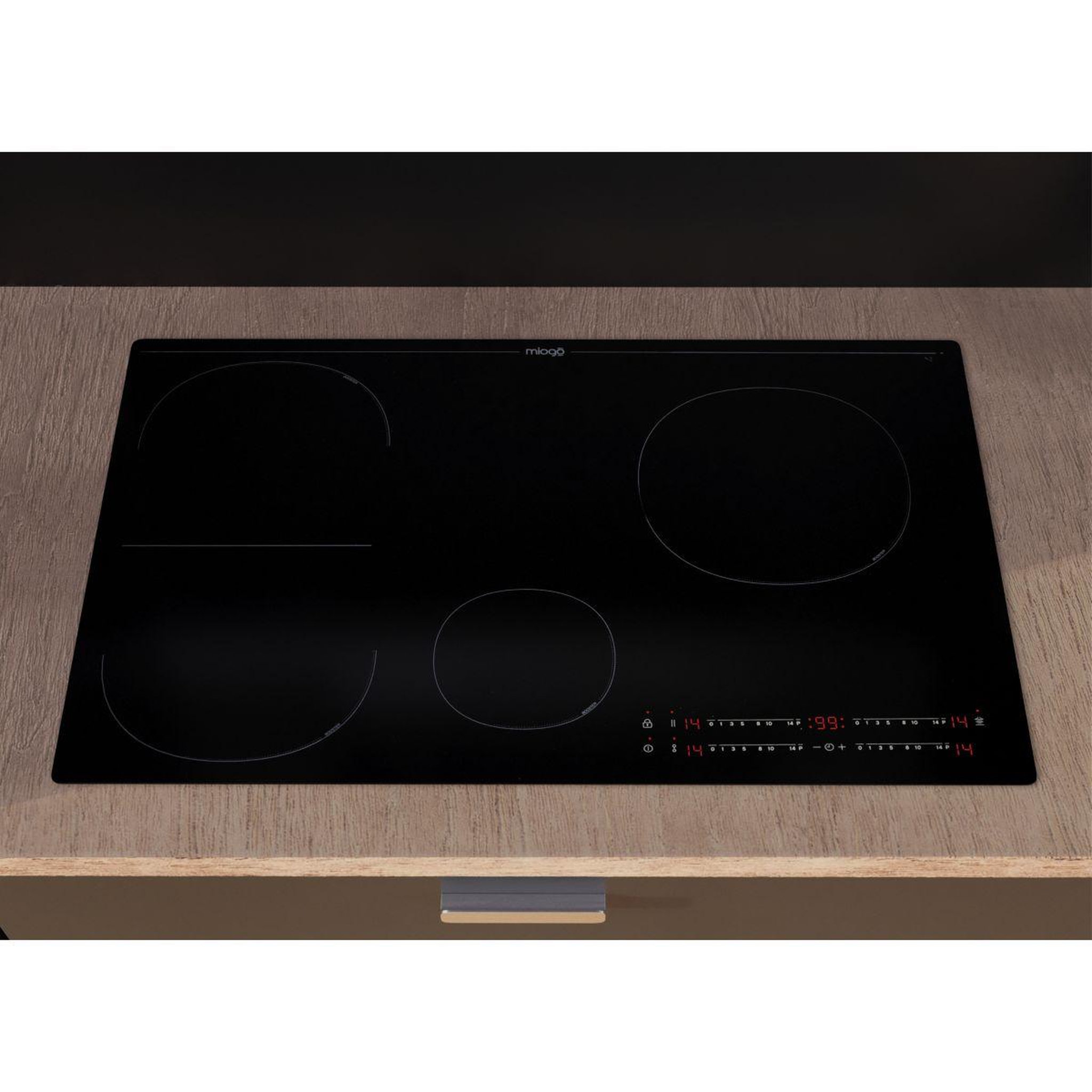Voir la diapositive 2 : MIOGO Plaque induction MHI801SH SmartHood