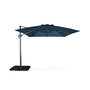 Voir la diapositive 4 : SWEEEK Parasol déporté rectangulaire 3x4 m - Wimereux - Parasol excentré inclinable dans 6 positions, rotatif à 360° + dalles à lester 50x50cm
