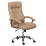 Voir la diapositive 1 : Paris Prix Fauteuil de Bureau Pivotant  Ariana  114-124cm Beige