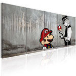 Paris Prix Tableau Imprimé  Mario Bros on Concrete. Coloris disponibles : Multicolore