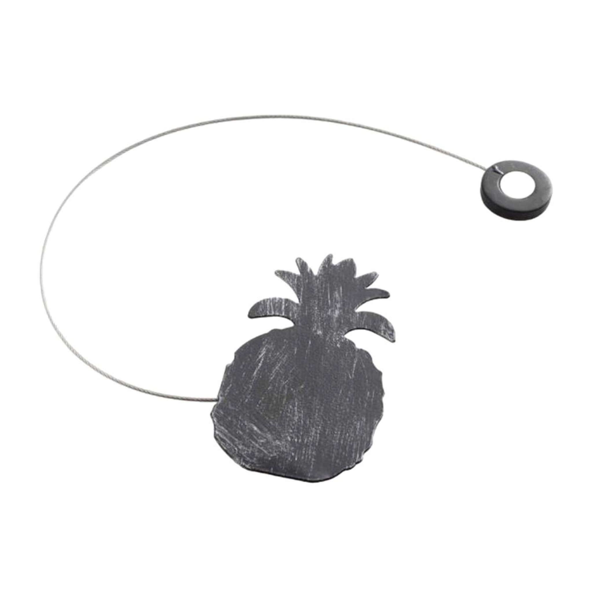 Douceur d'Intérieur Embrasse de rideau aimantée  ghana  30cm noir