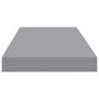 Voir la diapositive 5 : VIDAXL Etageres murales flottantes 4 pcs Gris 60x23,5x3,8 cm MDF