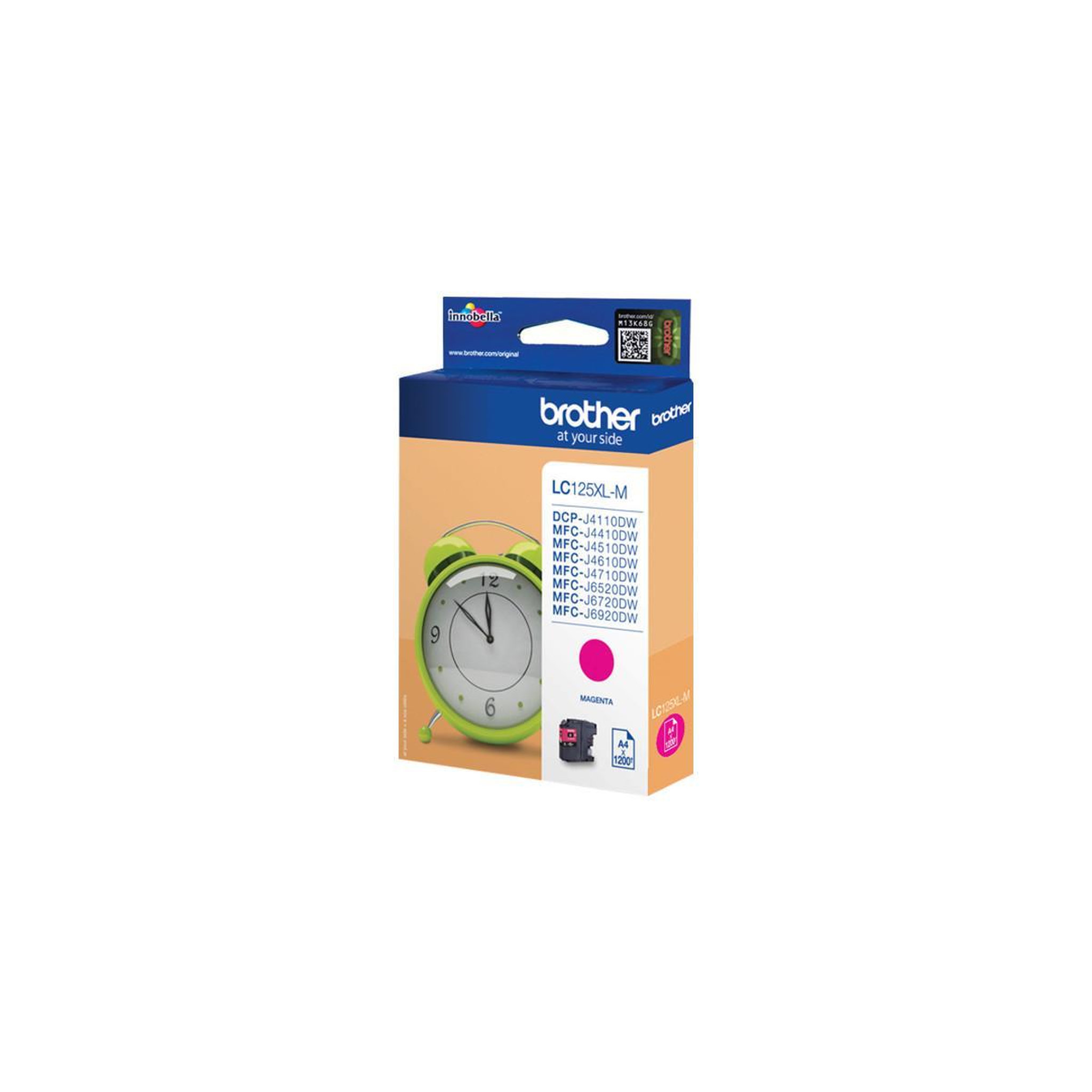 Voir la diapositive 3 : Brother Brother LC125XLM Cartouche dencre Magenta