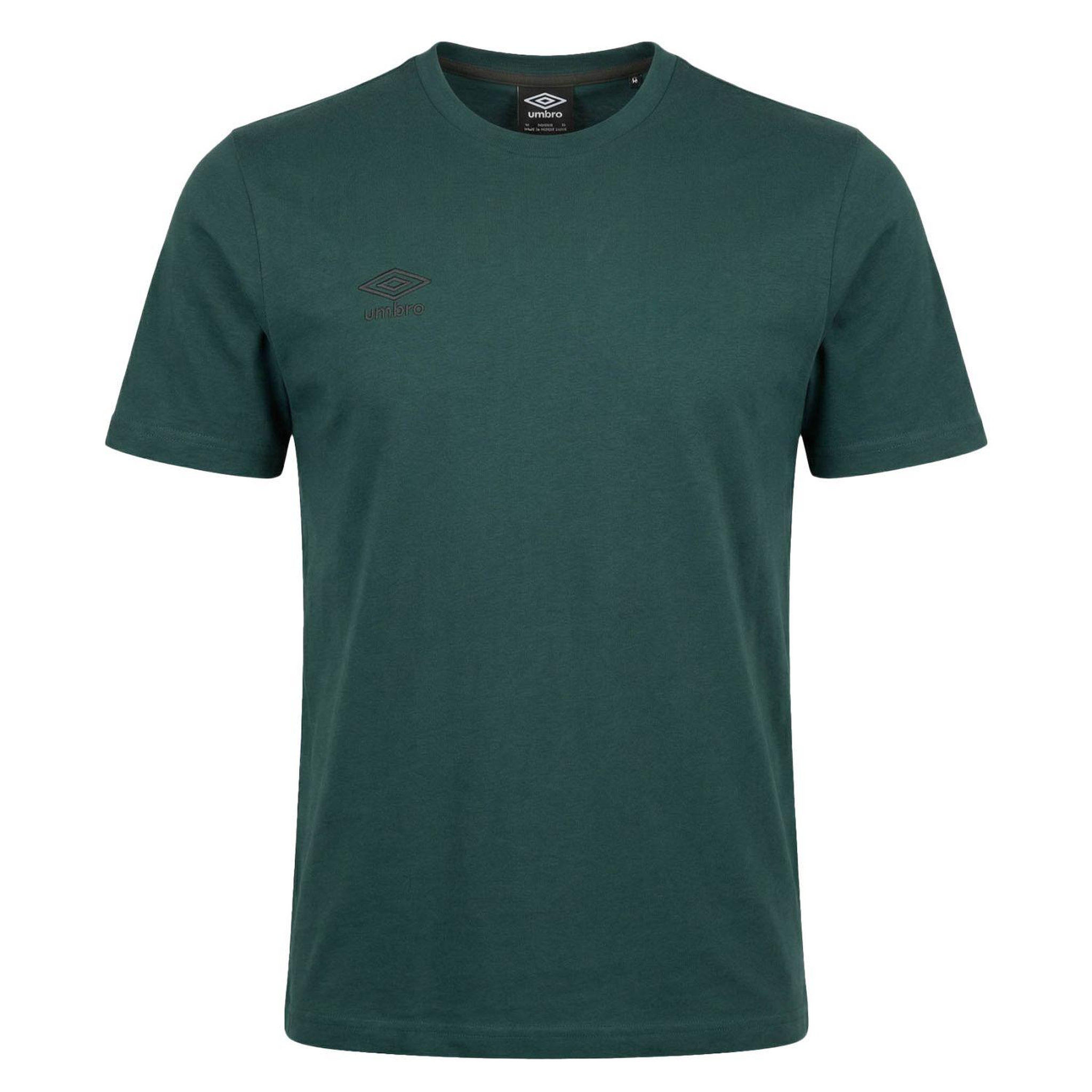 Voir la diapositive 1 : UMBRO Tee shirt homme col rond en coton 160GSM avec logo imprimé 618290